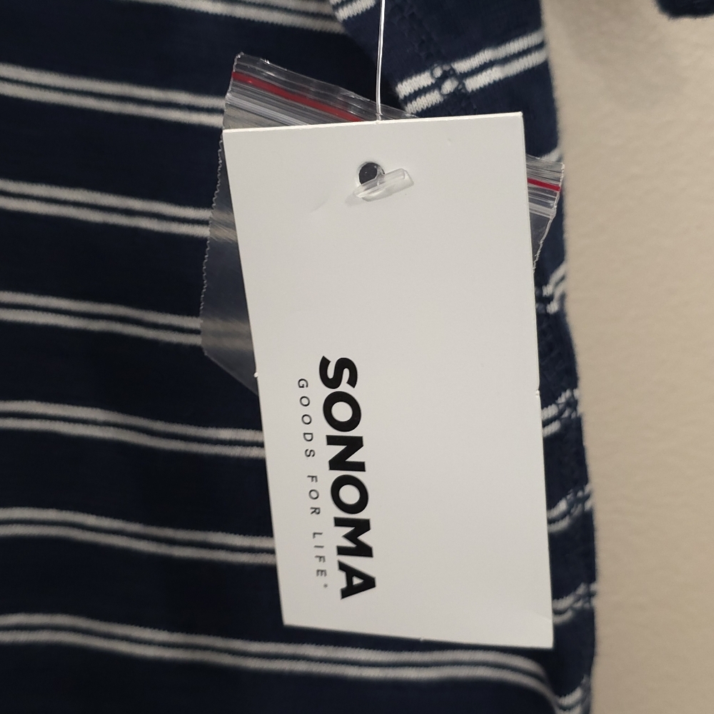 NWT Sonoma Everyday Short Sleeve Henley - Picture 6 of 6